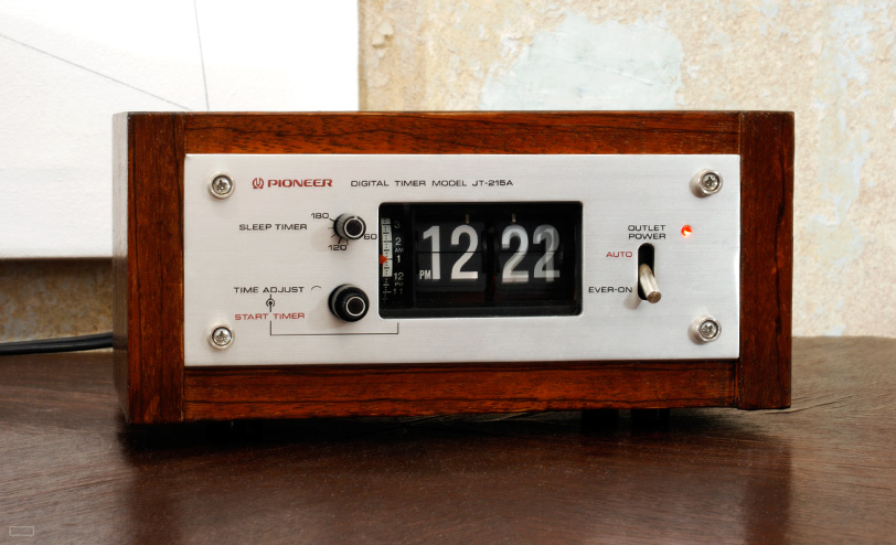 Modèle minuterie numérique Pioneer PP-215A réveil à bascule équipement